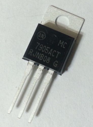 50pcs ON Semiconductor MC7905ACTG Linear Neg. Voltage Regulator -5V 1A TO-220