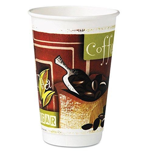 Chinet 63001 16-Ounce ComfortCup Insulated Paper Hot Cup with Coffee and Tea