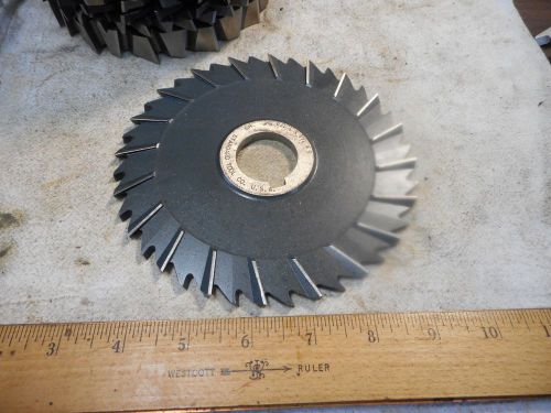 STANARD TOOL  6&#034; x 1/4&#034; x 1 1/4&#034; STAGGERED TOOTH Side Milling Cutter  EX CON