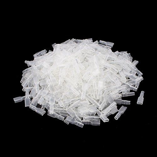 Uxcell? 4.8mm spade connector terminal pvc insulated sleeve boot cover 500 pcs for sale