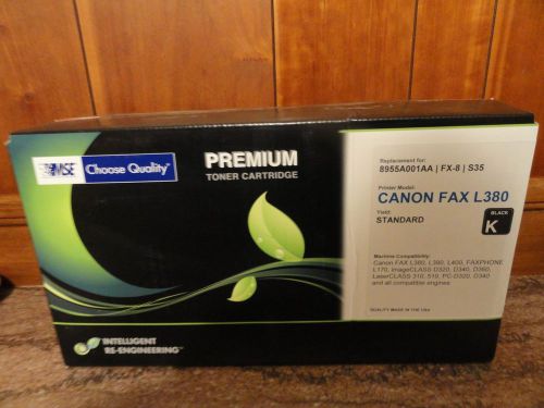 MSE 04-06-0814 Toner Cartridge BLACK SEALED Canon Fax L380 FX-8 NEW