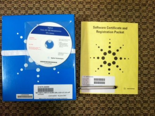 Agilent Technologies - G1676AA Fiehn GC/MS Metabolomics RTL Library with License