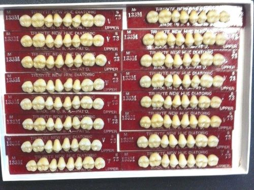 Dentsply New Hue Dentist Dental Lab Porcelain Denture Teeth   133M   U  73