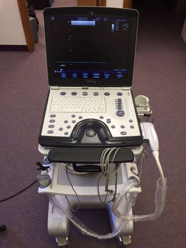2012 GE Vivid Q BT11 Portable Ultrasound System + M4S-rs &amp; 12L-rs Probes