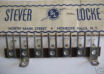7 lug phenolic terminal strip solder new old stock - stever-locke usa  x3 pcs for sale