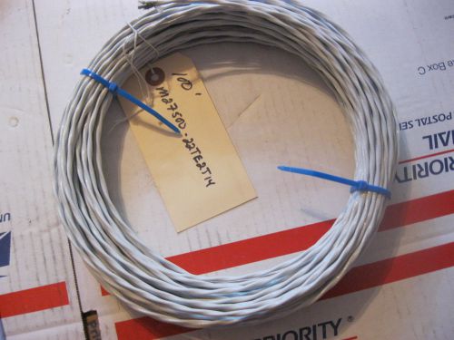 100 FEET Shielded 22AWG Twisted Pair Teflon Wire M27500-22TE2T14