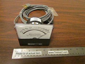 Varian TC 801 Vacuum Gauge Millitorr Panel Mount New