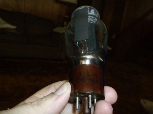 Rca 5r4gy jan (1945 ww2) v-getter nos tube rare for sale