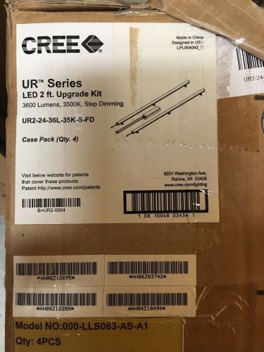 4 Pack CREE UR2-24-36L-35K-S-FD LED Retrofit Kit,Troffer,2L,24 In,3500k
