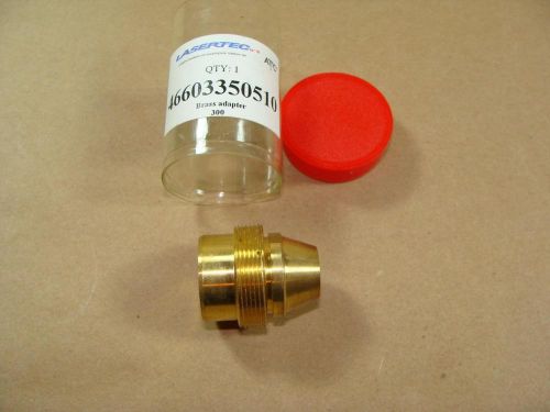 LASERTEC AMERICAN TORCH TIP 46603350510 BRASS ADAPTER LASER CUTTER CONSUMABLE