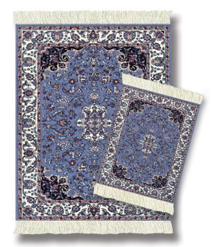 MOUSERUG MOUSE PAD COASTER RUG GIFT SET JAIPUR ORIENTAL RUGS FIBERLOK 1 NEW SET