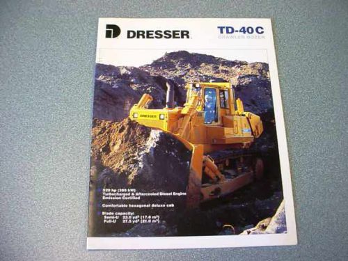 Dresser TD-40C Crawler Dozer Color Brochure