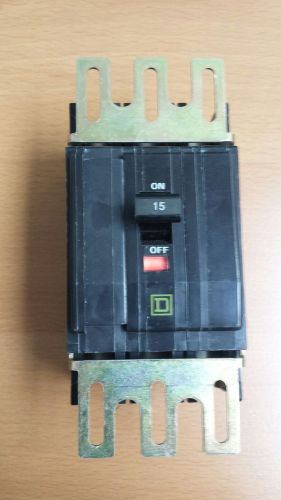 SQUARE D CIRCUIT BREAKER 15AMP 3 POLE FOR HACR TYPE 62
