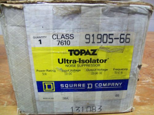 Square D Topaz 91905-66 Ultra-Isolator Noise Suppressor