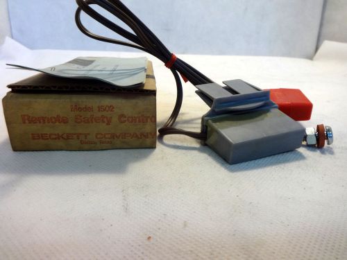 NEW IN BOX   BECKET  COMPANY REMOTE SAFETY CONTROL 1502