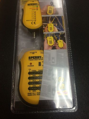NEW Sperry cable test plus TT64202 Coax Cable Yellow Black Sperry Instruments