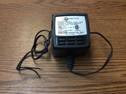 CUI Stack DPD120080-P1 AC Adapter Power Supply 12VDC 800mA  Model DV-1280