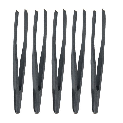 5pcs advanced safe anti-static stainless steel tweezers maintenance repair tools for sale