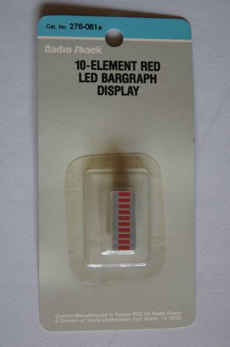 RadioShack Archer 10-Element Red LED Bargraph Display 276-081s Original Package