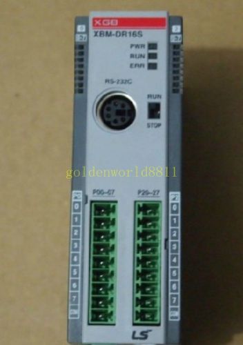 LS PLC programmable controller XBM-DR16S good in condition for industry use