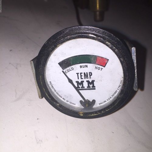 Vintage Rochester Gauges Inc Temp. Gauge With Wire