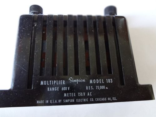 MULTIPLIER SIMPSON Model 183