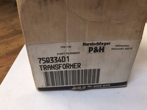 P&amp;H harnischfeger TRANSFORMER 75Q334D1