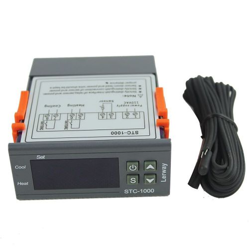 STC-1000 110V 10A Digital All-purpose Mini Temperature Controller with Sensor