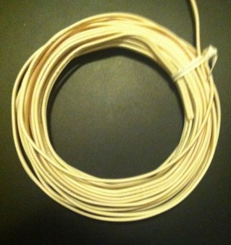 26 Gauge Wire 2 Wire Solid 1 White 1 Red &amp; White  20&#039; Long