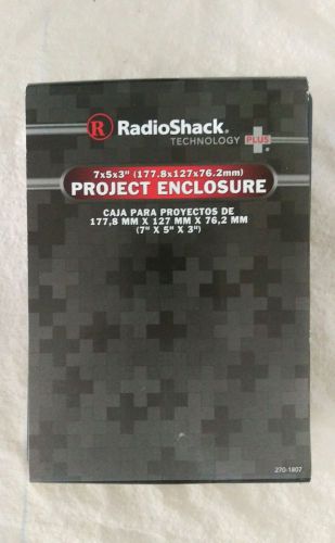 New RadioShack Plastic ABS Project Enclosure 7x5x3 (177.8x127x76.2mm) 270-1807