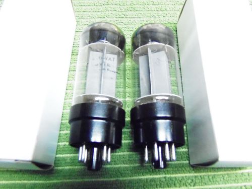 Strongly Matched Pair of Sovtek 6L6WXT beam power amplifier tubes