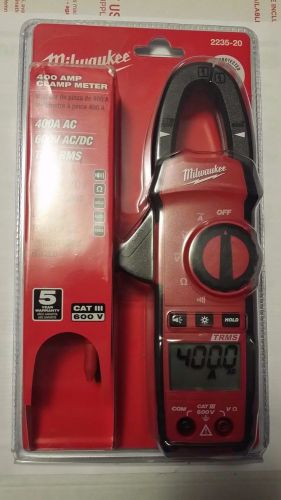 2235-20 milwaukee 400a clamp meter 400a 600v volts  true rms ac/dc 400 600 for sale