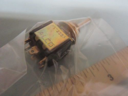 AlcoSwitch MST-205P DPDT On-Off-On  Toggle Switch, solder terminals