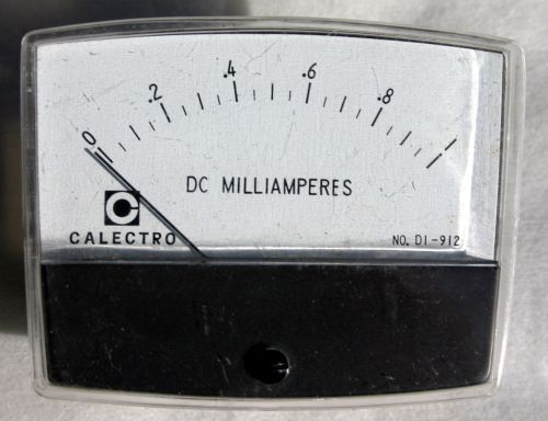 Vintage Calectro Precision Meter, 0-500 milliamperes DC ~ D1-912