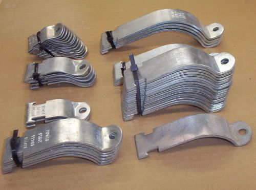 54 piece conduit pipe clamps assortment of b-line - power strut - unistrut for sale