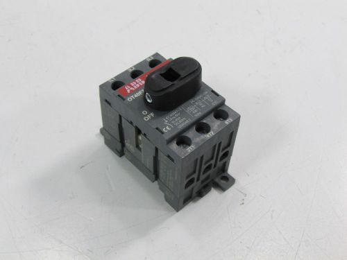 ABB ION OT40F3 DISCONNECT SWITCH, 3-P, 40A/600V, NF