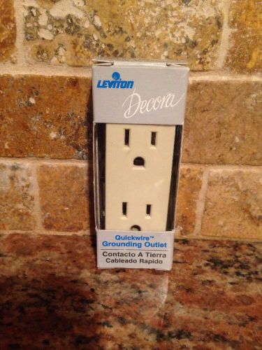 Quick Wire Grouding Outlet 5328-ISP Ivory/Marfil