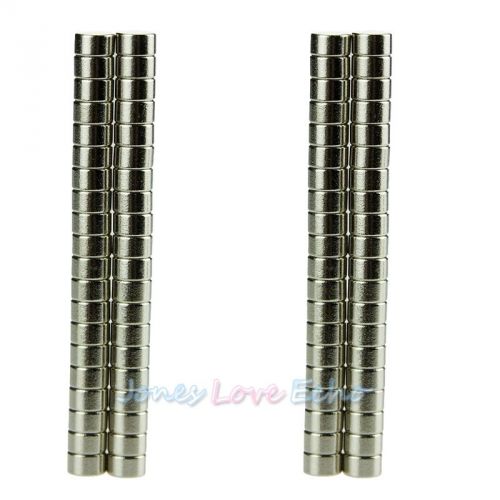 80PCS 5mmx3mm Super Strong Neodymium Disc Magnets Cuboid Block Craft Reborn US