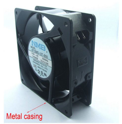 Metal 110V fan 14.5W 120x120x38mm Ball Cooling Industrial 115V Fans 4715MS-12T