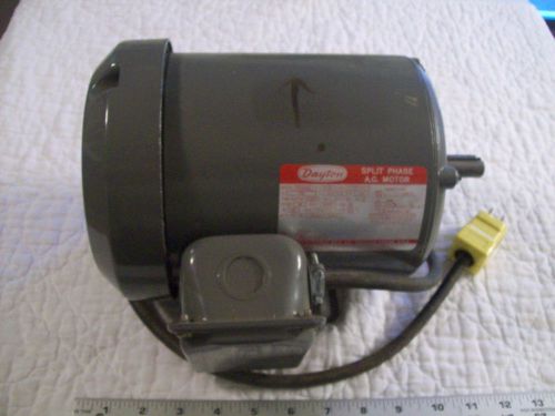 1/2 hp dayton split phse ac motor #5k618a from wood lathe 115 v 1 phase 60 cycle for sale