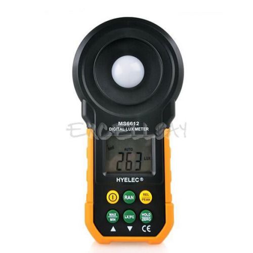Ms6612 200,000 lux digital light meter test luxmeter luminometer photometer for sale