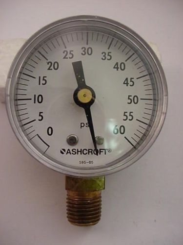 Ashcroft 20W1005 H 02L Pressure Guage 0-60 # Ships Same Day of the Purchase
