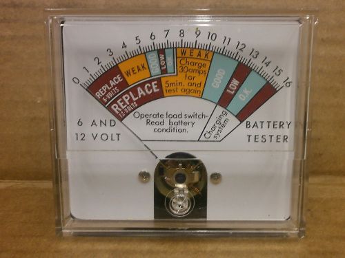 Christie Battery Charge, Load, Test Meter 6 &amp; 12 Volt