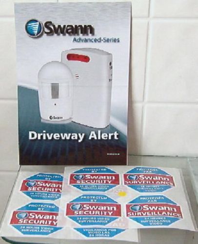 Swann Driveway Alert Advances Series Operating Guide &amp; Stickers
