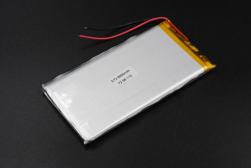 3.7v 6000mah 7256110 li-po polymer rechargeable li battery for gps tablet pc dvd for sale