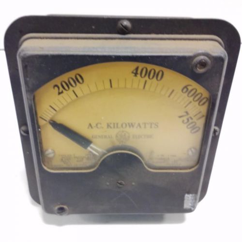 GENERAL ELECTRIC AC KILLOWATTS GAUGE AD-7