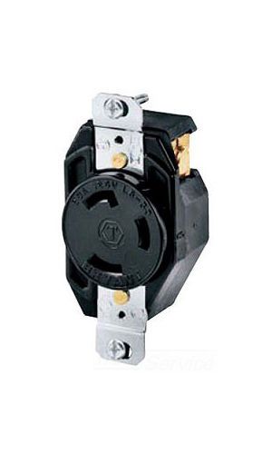Hubbell bryant locking receptacle 30a 125v nema l5-30, 70530fr nylon *new nip* for sale