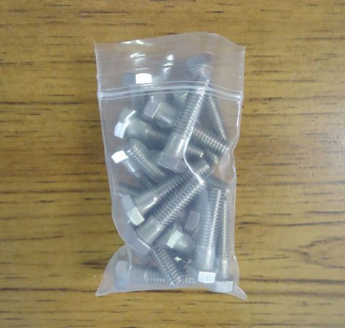 Lot of 20 Stainless Steel Hex Bolts 3/8&#034; - 16 x 1-1/2&#034;