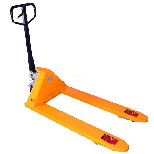Pallet jack 5500-6000 lb capacity 27&#034; x 48&#034; hand pallet truck manual hydraulic for sale