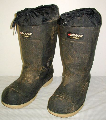 Baffin Pac Winter Waterproof Oarprene Safety Toe Work Boots Mens 9